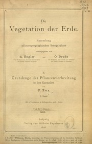 Die Vegetation der Erde