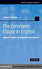 The comment clause in English