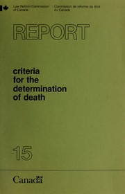 Criteria for the determination of death