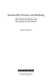 Sustainable finance and banking