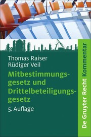 Mitbestimmungsgesetz Und Drittelbeteiligungsgesetz