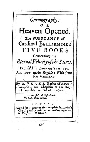 Ouranography: or Heaven opened