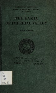 The Kamia of Imperial valley