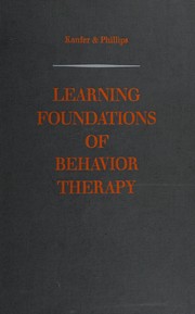 Learning foundations of behavior therapy