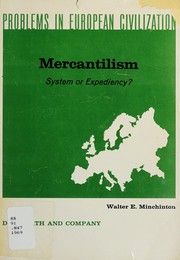Mercantilism; system or expediency?