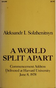A world split apart