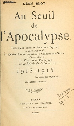 Au seuil de l'Apocalypse