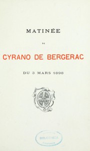 Matinée de Cyrano de Bergerac du 3 mars 1898