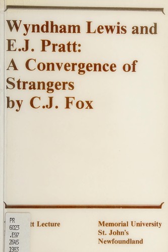 Wyndham Lewis and E. J. Pratt