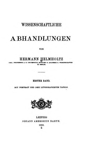 Wissenschaftliche Abhandlungen