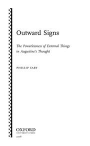 Outward signs