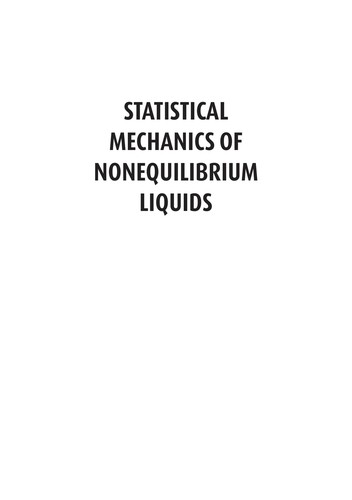 Statistical mechanics of nonequilibrium liquids