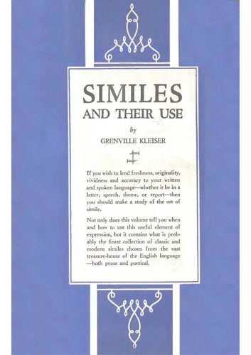 Similes and their use
