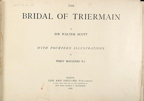 The bridal of Triermain,or, The vale of St. John