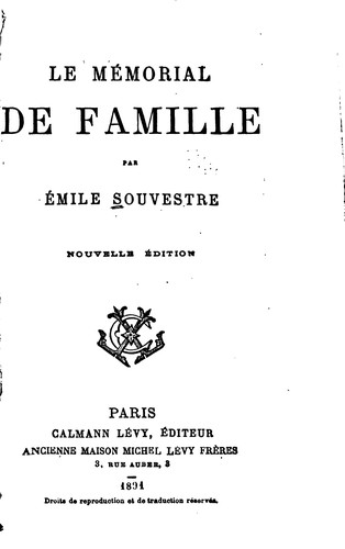 Le mémorial de famille