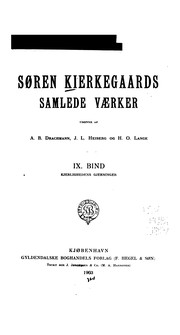 Søren Kierkegaards samlede Værker: bind XI-XII