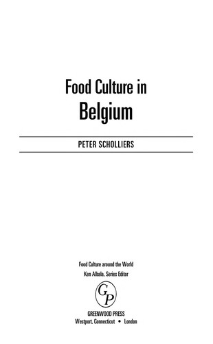 Food culture in Belgium