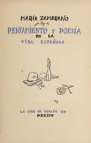 Pensamiento y poesía en la vida española