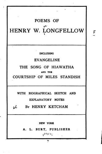 Poems of Henry W. Longfellow