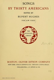 Songs by thirty Americans