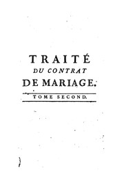 Traité du contrat de mariage