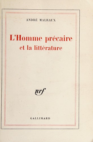 L' homme précaire et la littérature