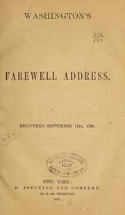 Washington's farewell address