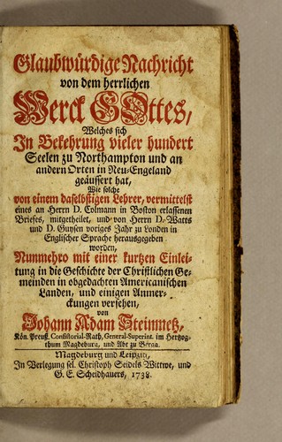 Faithful narrative of the surprising work of God