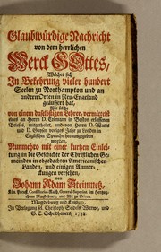 Faithful narrative of the surprising work of God