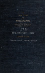 Modern philosophy: Descartes to Kant