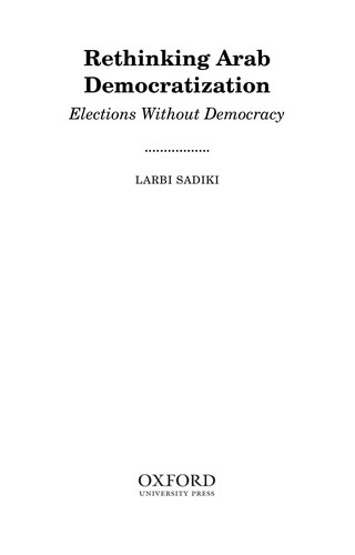 Rethinking Arab democratization