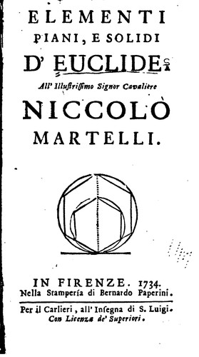 Elementi piani, e solidi d'Euclide ..