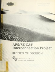 APS/SDG & E interconnection project