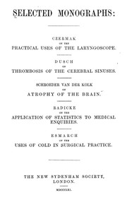 Selected monographs