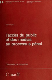Public and media access to the criminal process