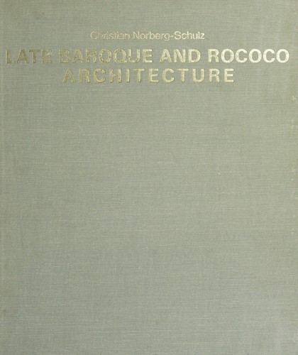 Late Baroque and Rococo architecture
