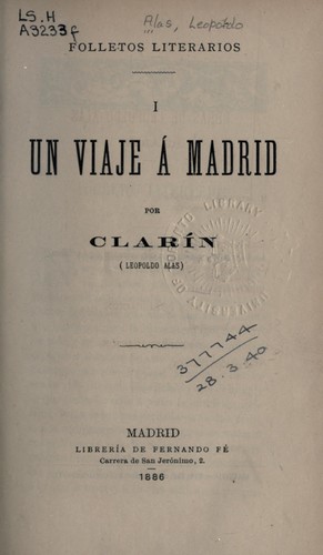 Folletos literarios ..