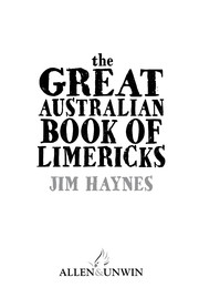 The great Australian book of limericks