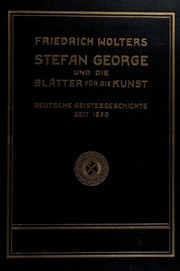 Stefan George und de Bla tter für die kunst