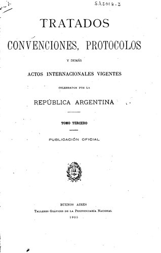 Treaties, etc