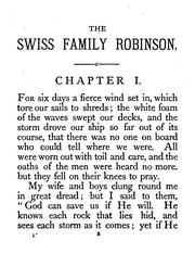 The Swiss family Robinson [by J.D. Wyss] in words of one syllable by Mary Godolphin