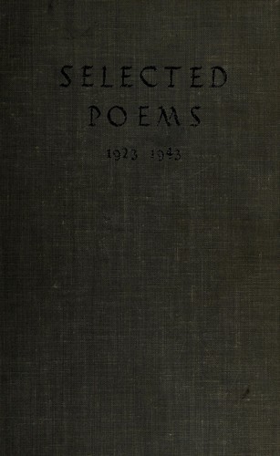 Selected poems, 1923-1943