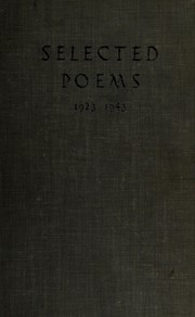 Selected poems, 1923-1943
