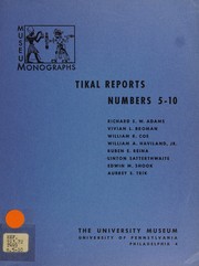 Tikal reports, numbers 5-10