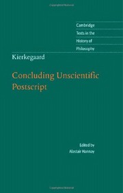 Concluding unscientific postscript to The philosophical crumbs