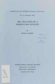 The analytics of a substitution account
