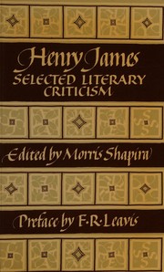 Selected literary criticism