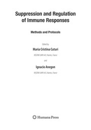 Suppression and regulation of immune responses