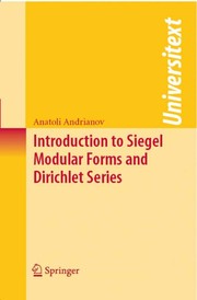 Introduction to Siegel modular forms and Dirichlet series