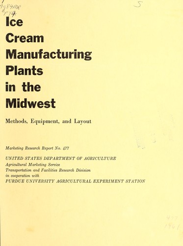 Ice cream manufacturing plants in the Midwest